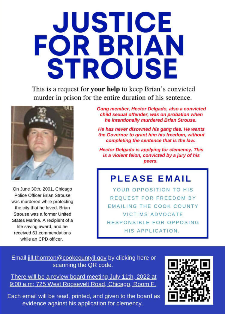 Justice for Strouse flyer